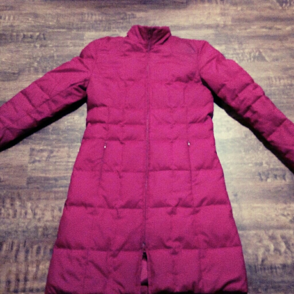 Ann Taylor Down Coat Red